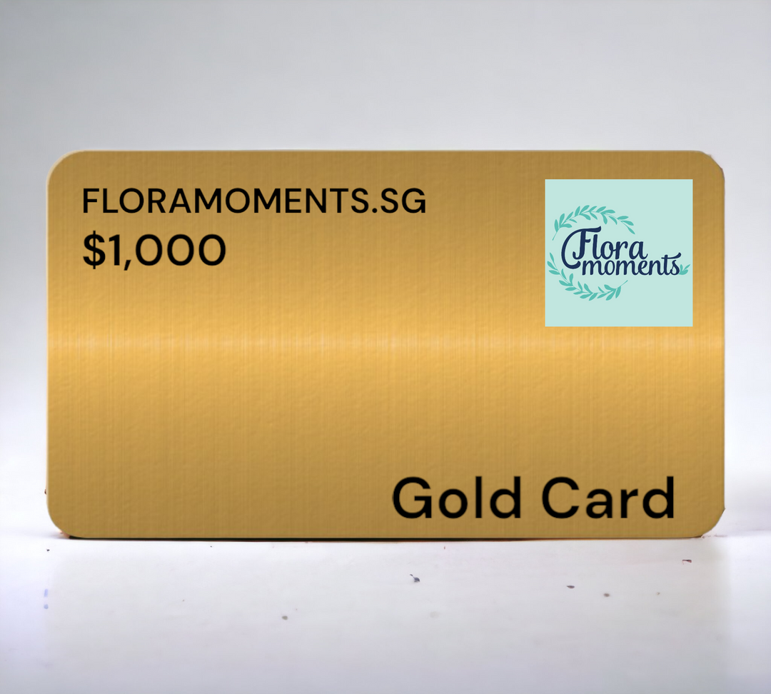 FLORAMOMENTS.SG - SILVER (5% off) / GOLD (10% off) CARD