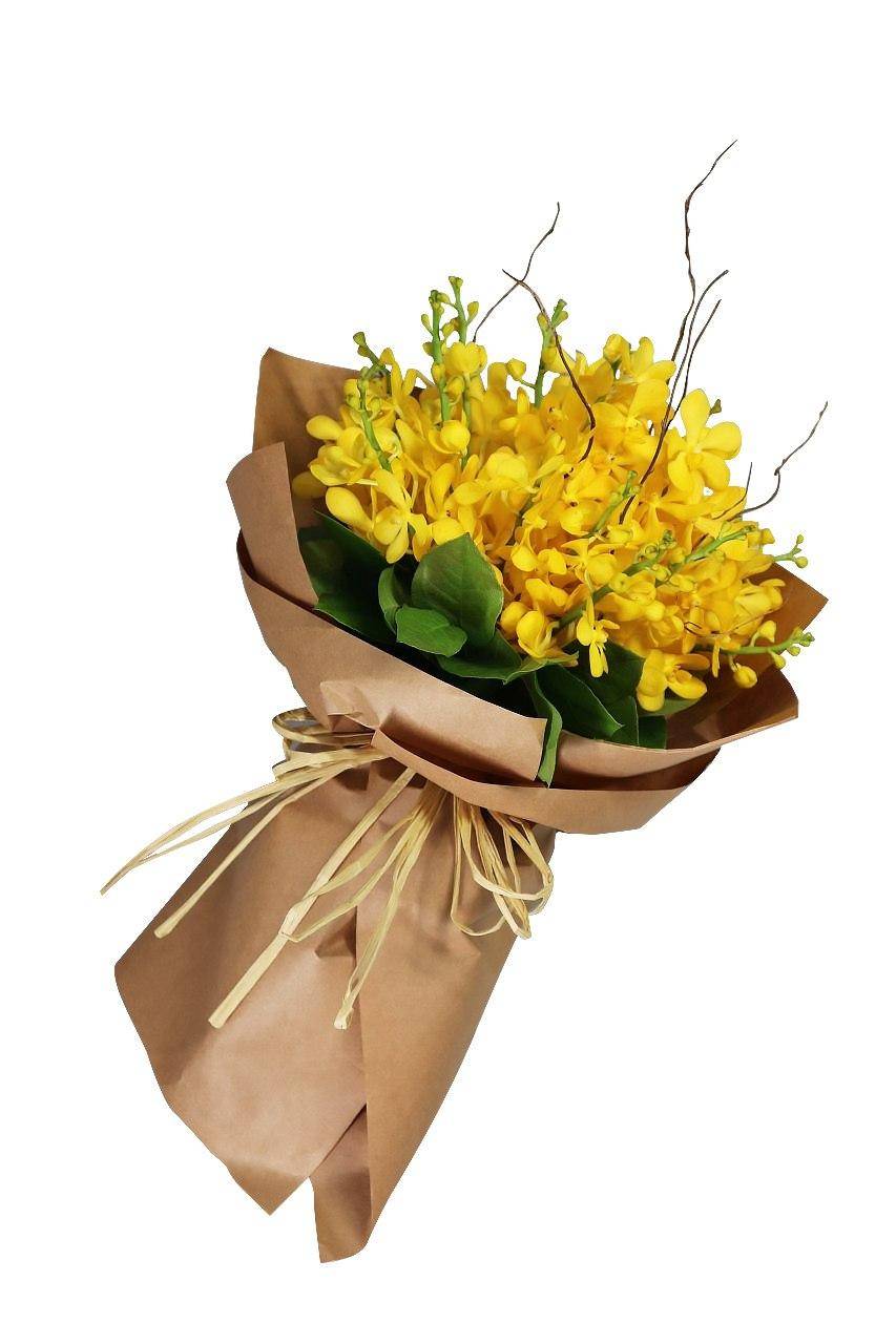 flora-bouquet-yellow-orchid1