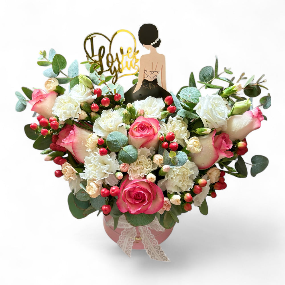 flower-box-2-tone-pink-rose-eucalyptus-eustoma-vision1
