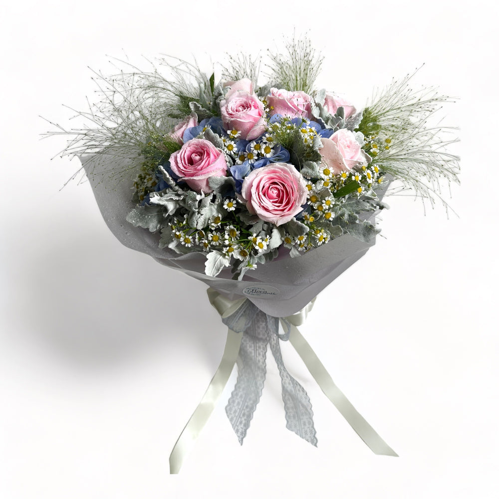 flowerbouquet-roses-hydrangea-daisies-silver-leaves-panicum-with-white-background-zoomed