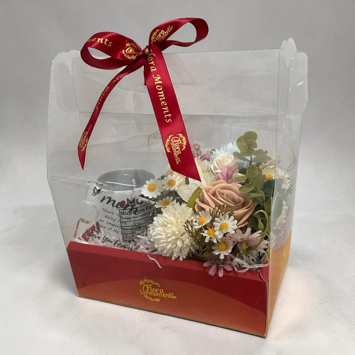 Mom’s Gift Box - with Mug & Plaque FLORAMOMENTS.SG: Express Florist Delivery Singapore