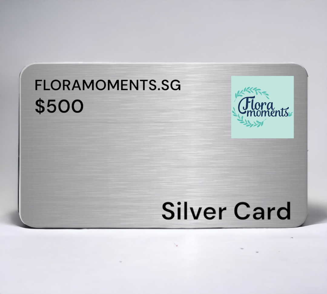 FLORAMOMENTS.SG - 银卡（5% 折扣）/金卡（10% 折扣）