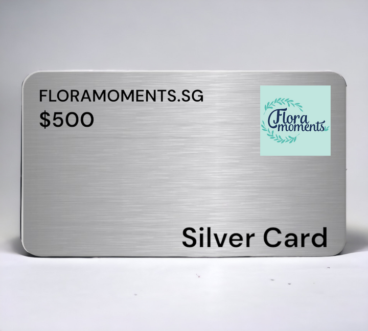 FLORAMOMENTS.SG - SILVER (5% off) / GOLD (10% off) CARD