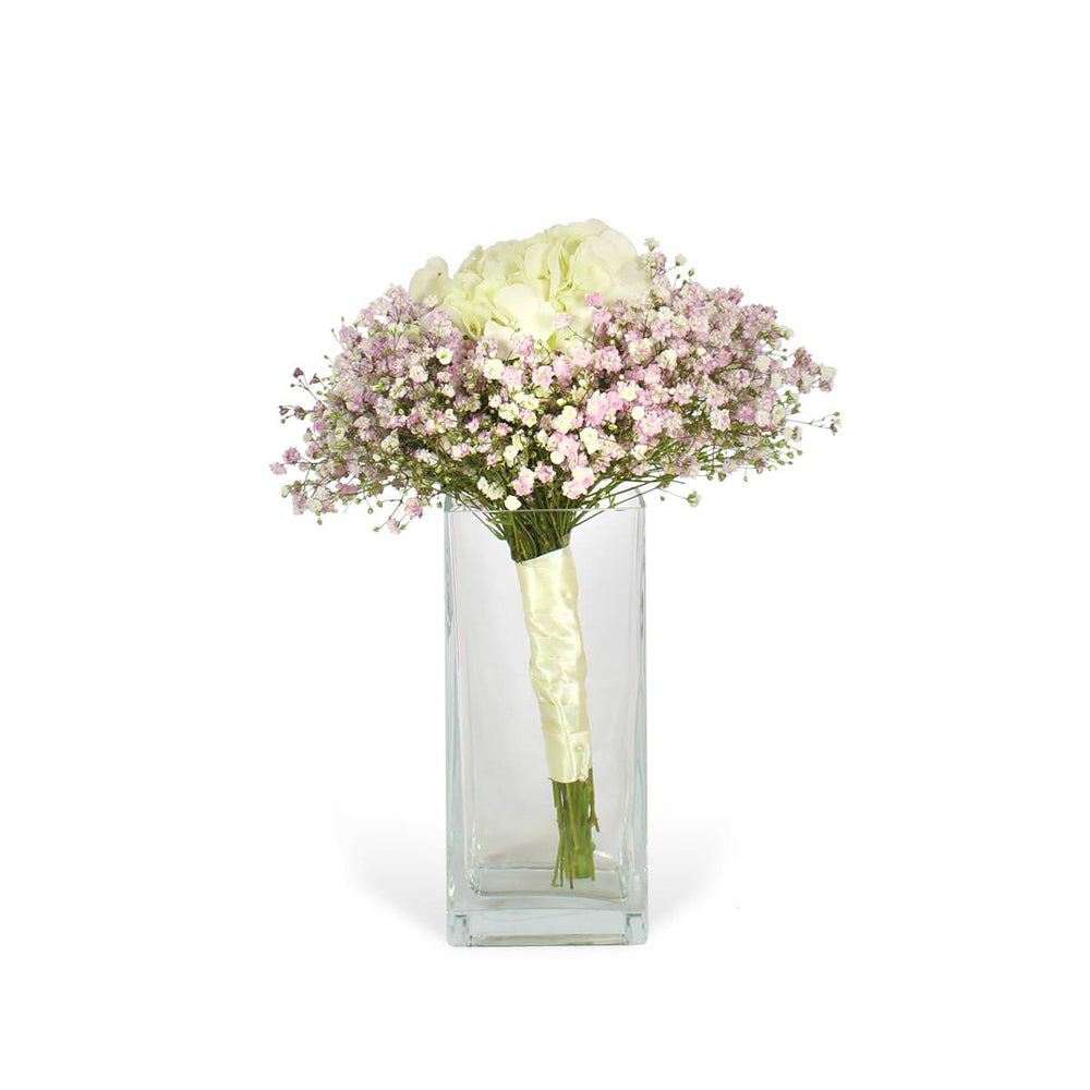 bridalbouquet-white-hydrangea-pink-babys-breath-with-white-background