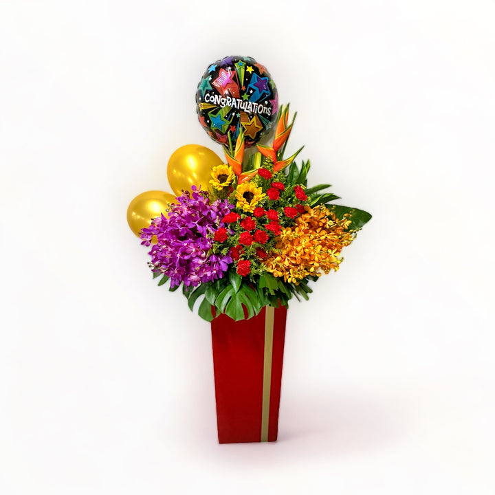 flowerstand-congratulations-foil-balloon-metallic-gold-latex-assorted-flowers-front
