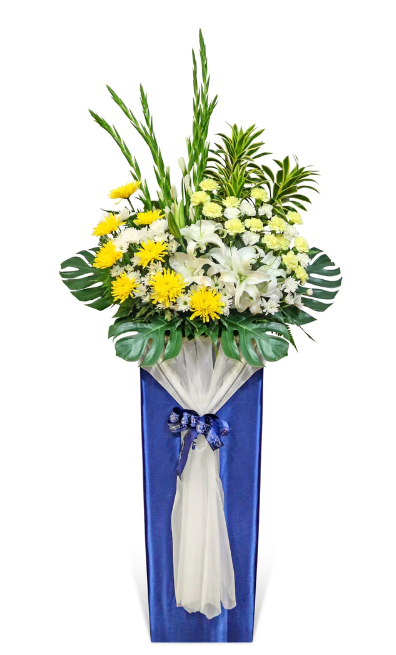flowerstand-lily-gladiolus-carnation-chrysanthemum-with-white-background