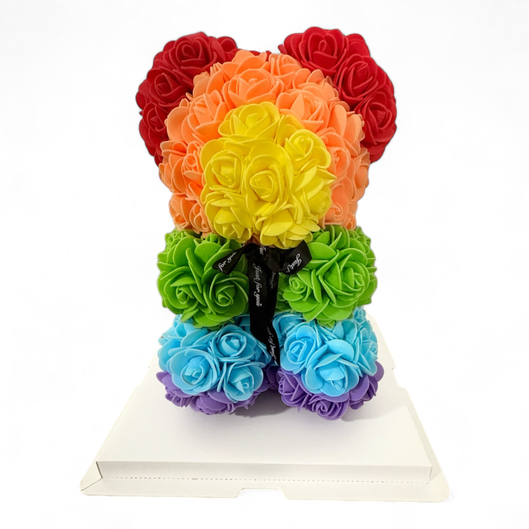 Flower Bear Gift (16cm x 16cm x 23cm)
